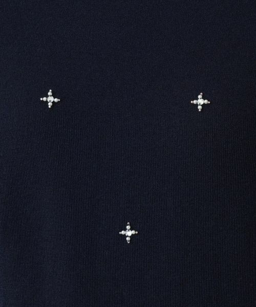 Leilian / レリアン ニット・セーター | ビジューモックネックニット | 詳細11