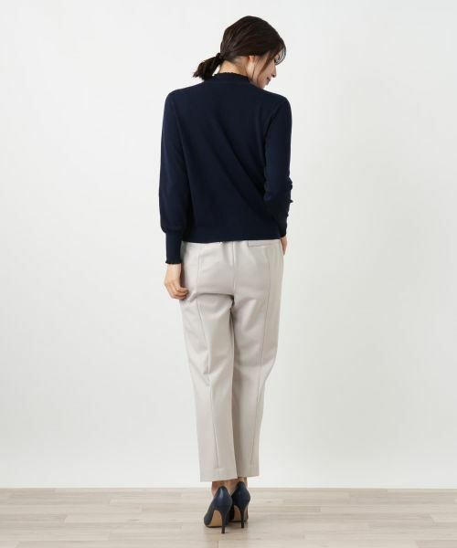 Leilian / レリアン ニット・セーター | ビジューモックネックニット | 詳細3