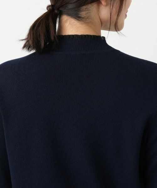 Leilian / レリアン ニット・セーター | ビジューモックネックニット | 詳細8