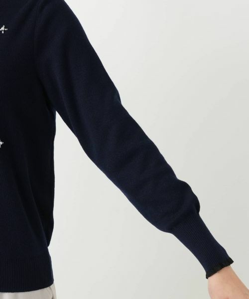 Leilian / レリアン ニット・セーター | ビジューモックネックニット | 詳細9