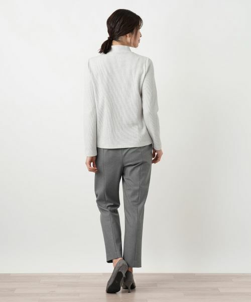 Leilian / レリアン カットソー | ラメハイネックニット | 詳細6