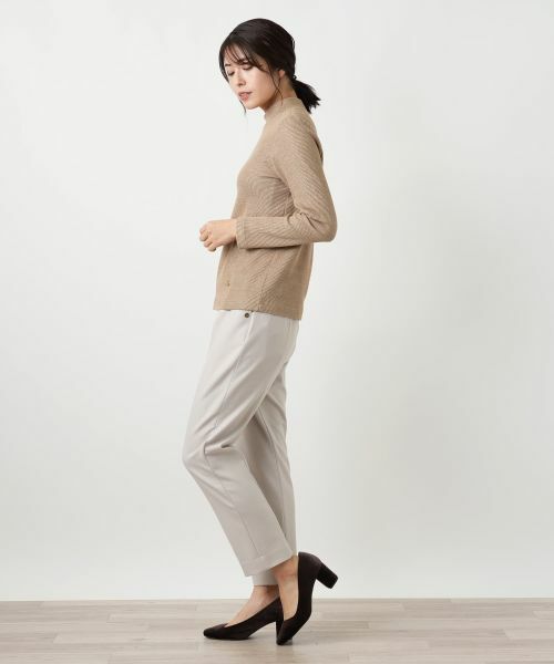 Leilian / レリアン カットソー | ラメハイネックニット | 詳細8