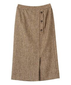 Leilian / レリアン ミニ・ひざ丈スカート | グレンチェックタイトスカート【Leilian WHITE LABEL】