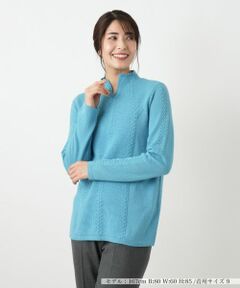 Leilian / レリアン ニット・セーター | スリットハイネックニット【Leilian WHITE LABEL】