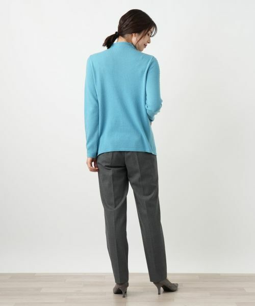 Leilian / レリアン ニット・セーター | スリットハイネックニット【Leilian WHITE LABEL】 | 詳細6