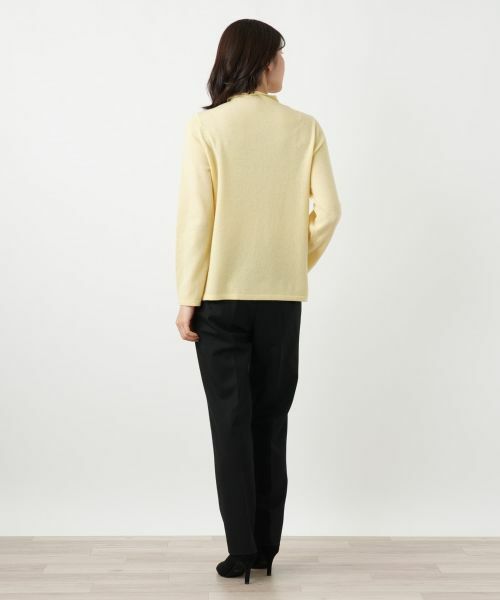 Leilian / レリアン ニット・セーター | スリットハイネックニット【Leilian WHITE LABEL】 | 詳細9