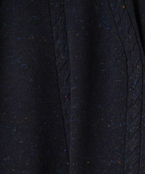 Leilian / レリアン ニット・セーター | カシミヤ混ネップニットチュニック【Leilian WHITE LABEL】【BIAGIOLI】 | 詳細1