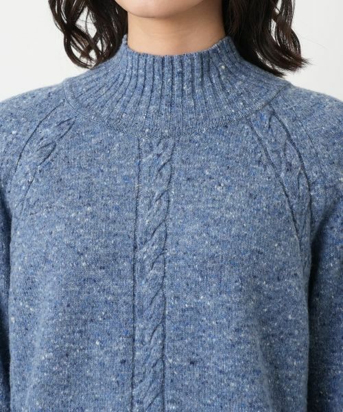 Leilian / レリアン ニット・セーター | カシミヤ混ネップニットチュニック【Leilian WHITE LABEL】【BIAGIOLI】 | 詳細10