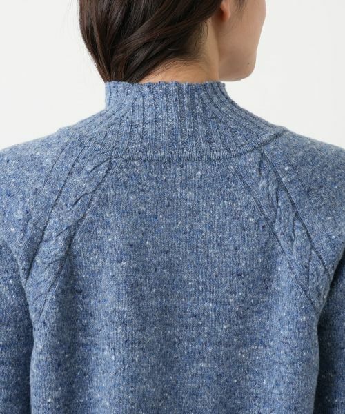 Leilian / レリアン ニット・セーター | カシミヤ混ネップニットチュニック【Leilian WHITE LABEL】【BIAGIOLI】 | 詳細11