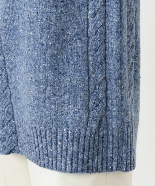 Leilian / レリアン ニット・セーター | カシミヤ混ネップニットチュニック【Leilian WHITE LABEL】【BIAGIOLI】 | 詳細13