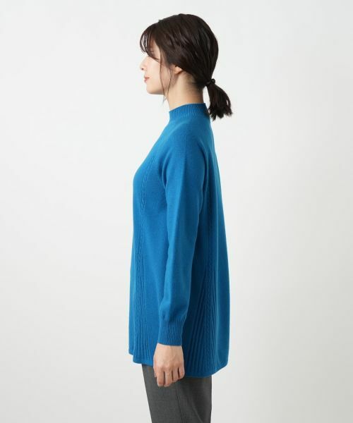 Leilian / レリアン ニット・セーター | ハイネックチュニックニット【Leilian WHITE LABEL】 | 詳細11