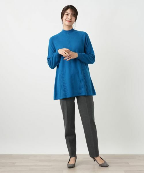 Leilian / レリアン ニット・セーター | ハイネックチュニックニット【Leilian WHITE LABEL】 | 詳細7