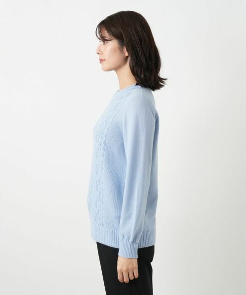 Leilian / レリアン ニット・セーター | カシミヤケーブル編みニット【Leilian WHITE LABEL】 | 詳細11