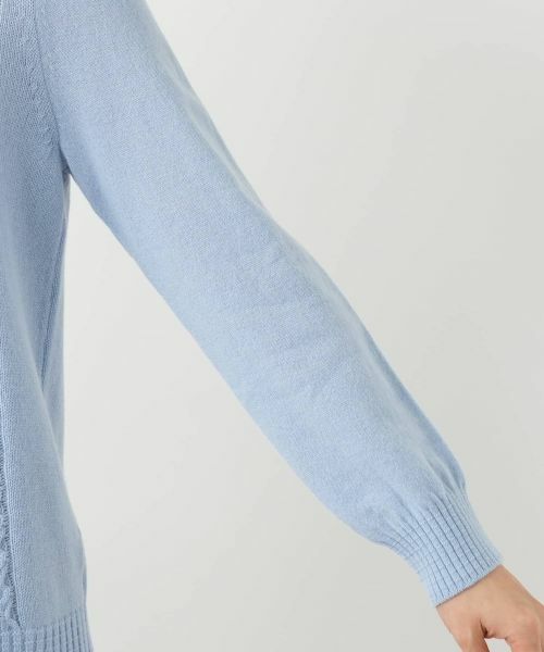 Leilian / レリアン ニット・セーター | カシミヤケーブル編みニット【Leilian WHITE LABEL】 | 詳細15