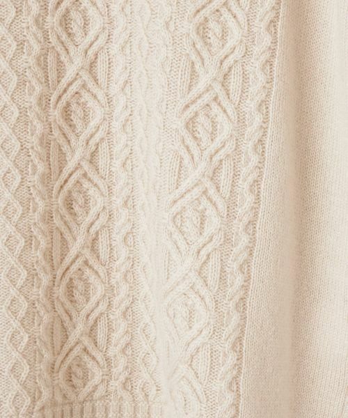 Leilian / レリアン ニット・セーター | カシミヤケーブル編みニット【Leilian WHITE LABEL】 | 詳細19