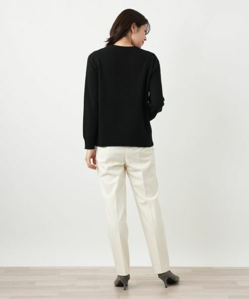 Leilian / レリアン ニット・セーター | カシミヤケーブル編みニット【Leilian WHITE LABEL】 | 詳細6