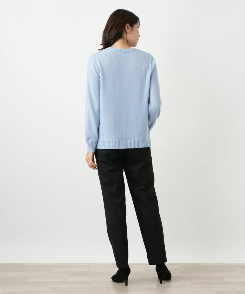 Leilian / レリアン ニット・セーター | カシミヤケーブル編みニット【Leilian WHITE LABEL】 | 詳細9