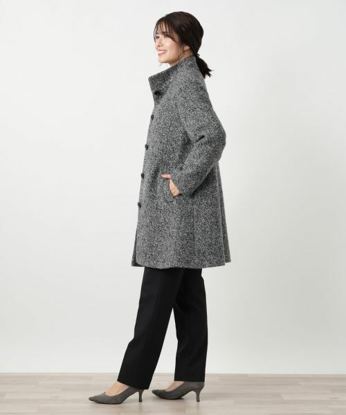 Leilian / レリアン その他アウター | ツイードスタンドカラーコート【Leilian WHITE LABEL】 | 詳細2