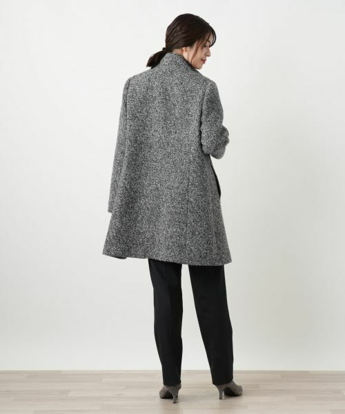 Leilian / レリアン その他アウター | ツイードスタンドカラーコート【Leilian WHITE LABEL】 | 詳細3