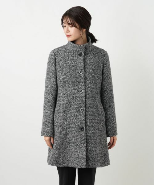 Leilian / レリアン その他アウター | ツイードスタンドカラーコート【Leilian WHITE LABEL】 | 詳細4