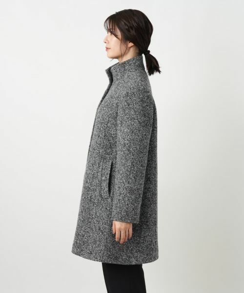 Leilian / レリアン その他アウター | ツイードスタンドカラーコート【Leilian WHITE LABEL】 | 詳細5