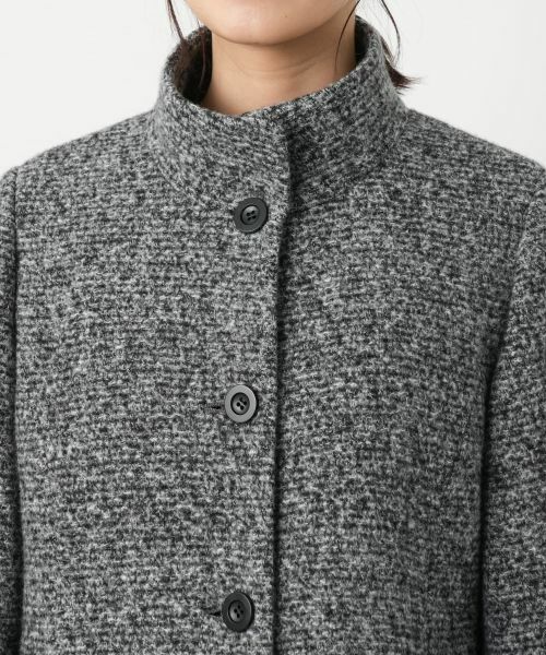 Leilian / レリアン その他アウター | ツイードスタンドカラーコート【Leilian WHITE LABEL】 | 詳細7