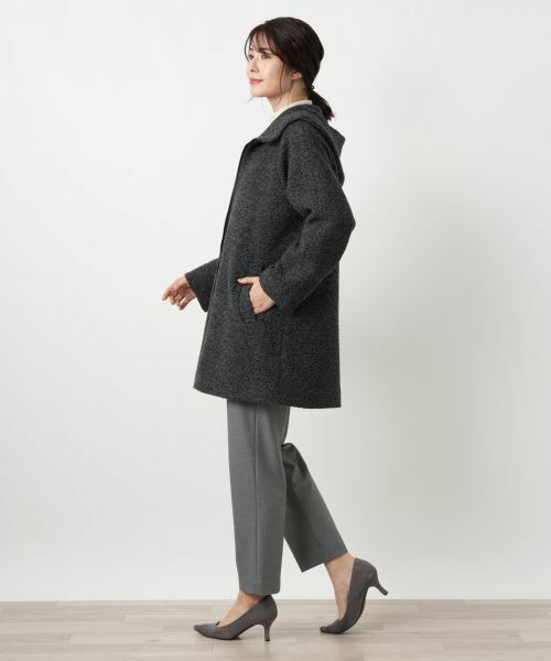 Leilian / レリアン その他アウター | ツイードフーデッドコート【Leilian WHITE LABEL】 | 詳細2