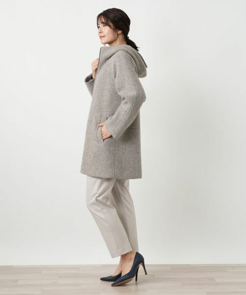 Leilian / レリアン その他アウター | ツイードフーデッドコート【Leilian WHITE LABEL】 | 詳細5