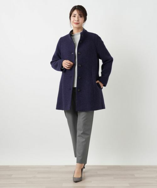 Leilian / レリアン その他アウター | スタンドカラーショートコート【Leilian WHITE LABEL】 | 詳細4