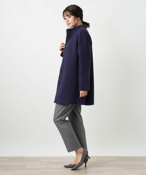 Leilian / レリアン その他アウター | スタンドカラーショートコート【Leilian WHITE LABEL】 | 詳細5