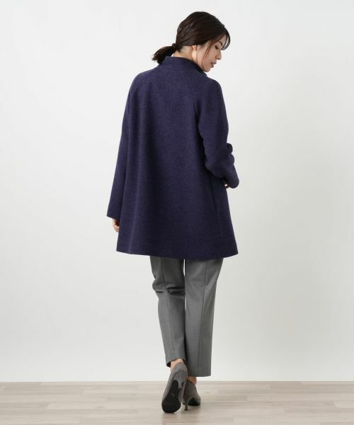 Leilian / レリアン その他アウター | スタンドカラーショートコート【Leilian WHITE LABEL】 | 詳細6