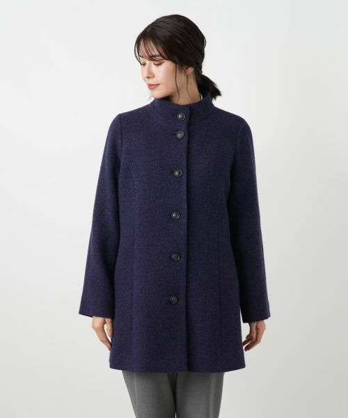 Leilian / レリアン その他アウター | スタンドカラーショートコート【Leilian WHITE LABEL】 | 詳細7