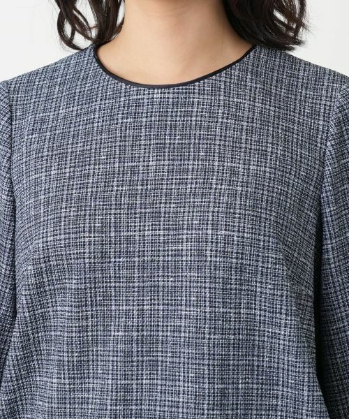 Leilian / レリアン シャツ・ブラウス | ツイード調チュニックブラウス【Leilian WHITE LABEL】 | 詳細10