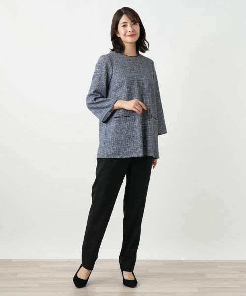 Leilian / レリアン シャツ・ブラウス | ツイード調チュニックブラウス【Leilian WHITE LABEL】 | 詳細4