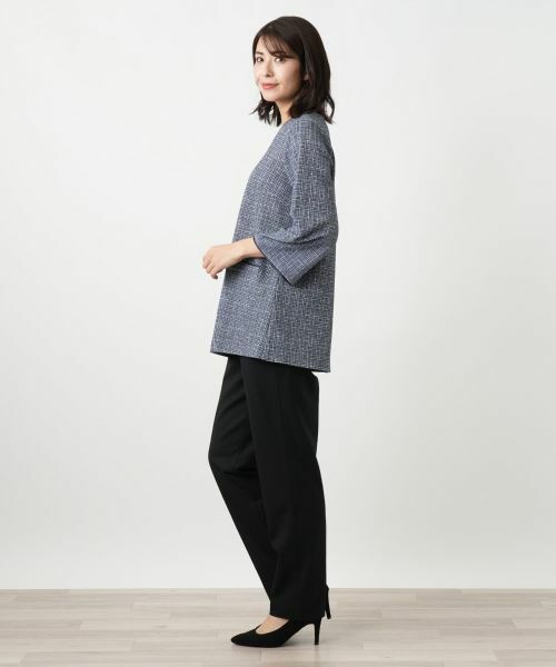 Leilian / レリアン シャツ・ブラウス | ツイード調チュニックブラウス【Leilian WHITE LABEL】 | 詳細5