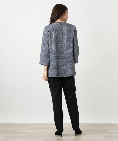 Leilian / レリアン シャツ・ブラウス | ツイード調チュニックブラウス【Leilian WHITE LABEL】 | 詳細6