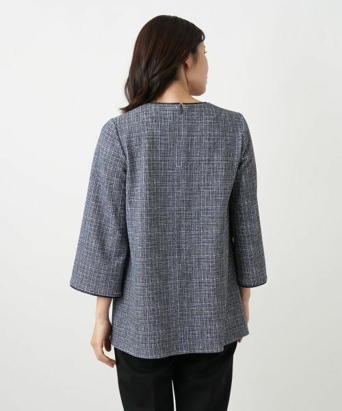 Leilian / レリアン シャツ・ブラウス | ツイード調チュニックブラウス【Leilian WHITE LABEL】 | 詳細9