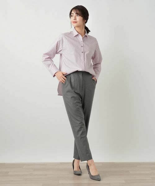 Leilian / レリアン シャツ・ブラウス | ストライプブラウス | 詳細1