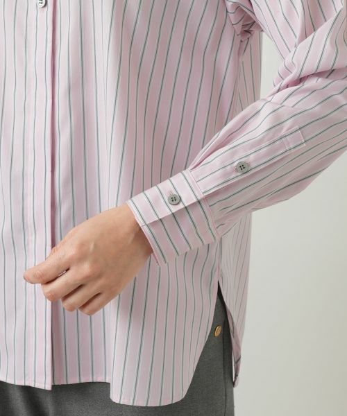 Leilian / レリアン シャツ・ブラウス | ストライプブラウス | 詳細10