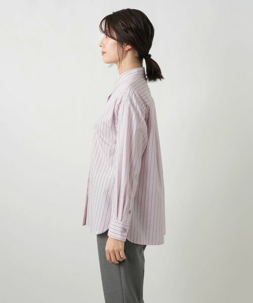 Leilian / レリアン シャツ・ブラウス | ストライプブラウス | 詳細5