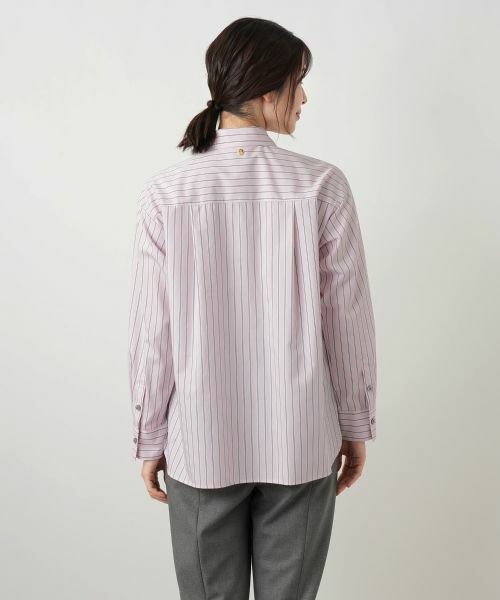 Leilian / レリアン シャツ・ブラウス | ストライプブラウス | 詳細6