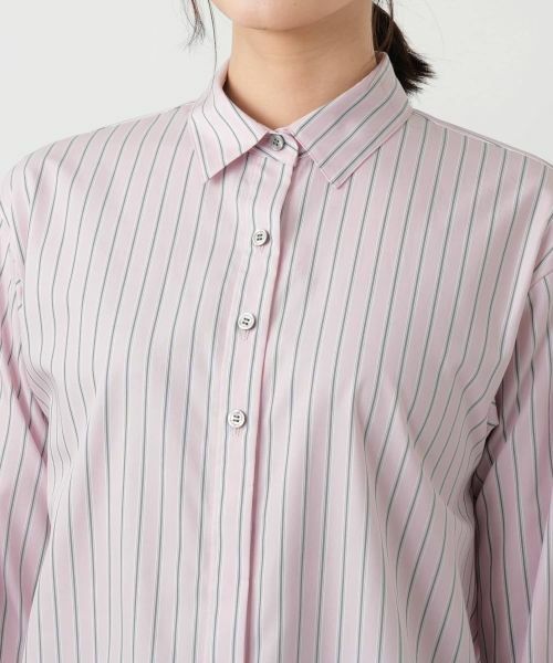 Leilian / レリアン シャツ・ブラウス | ストライプブラウス | 詳細7