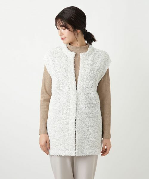 Leilian / レリアン テーラードジャケット | ファンシーニットロングベスト | 詳細4
