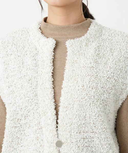 Leilian / レリアン テーラードジャケット | ファンシーニットロングベスト | 詳細7