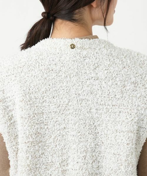 Leilian / レリアン テーラードジャケット | ファンシーニットロングベスト | 詳細8