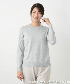 Leilian / レリアン ニット・セーター | ラメビジュークルーネックニット