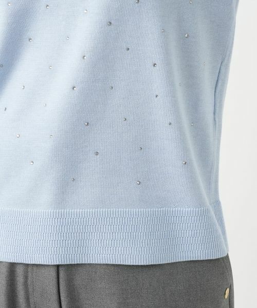 Leilian / レリアン ニット・セーター | ラメビジュークルーネックニット | 詳細16