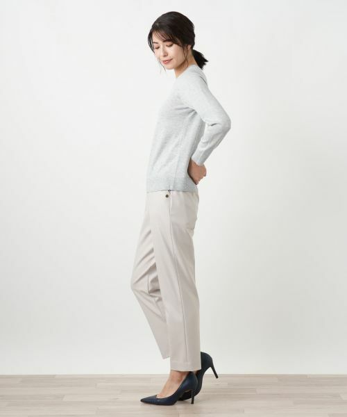 Leilian / レリアン ニット・セーター | ラメビジュークルーネックニット | 詳細2