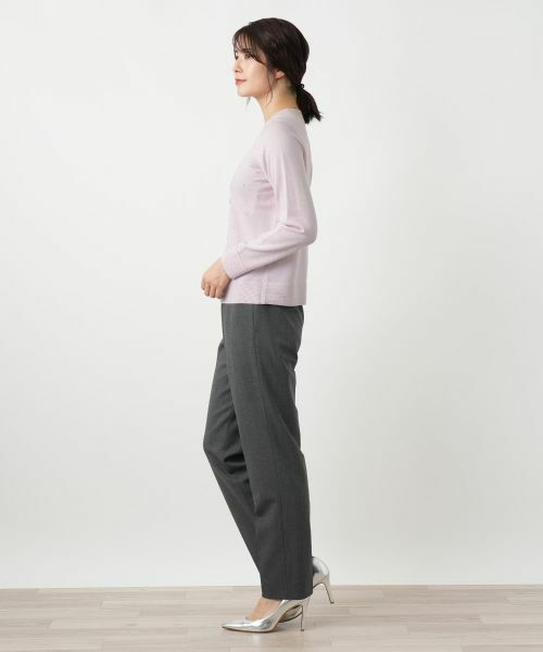 Leilian / レリアン ニット・セーター | ラメビジュークルーネックニット | 詳細5