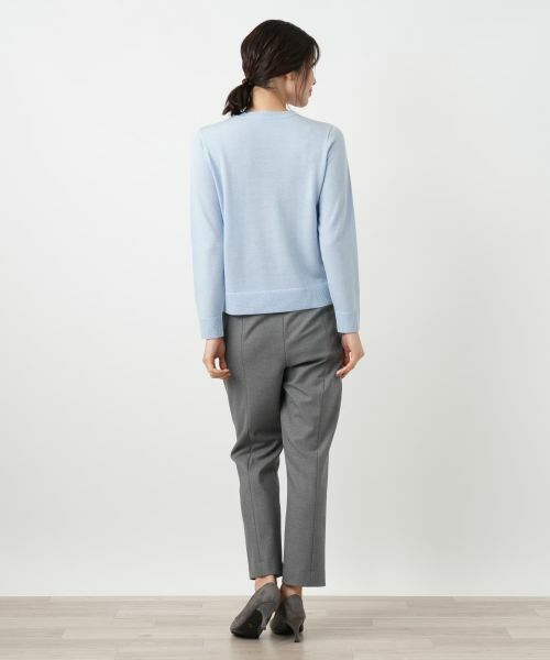 Leilian / レリアン ニット・セーター | ラメビジュークルーネックニット | 詳細9